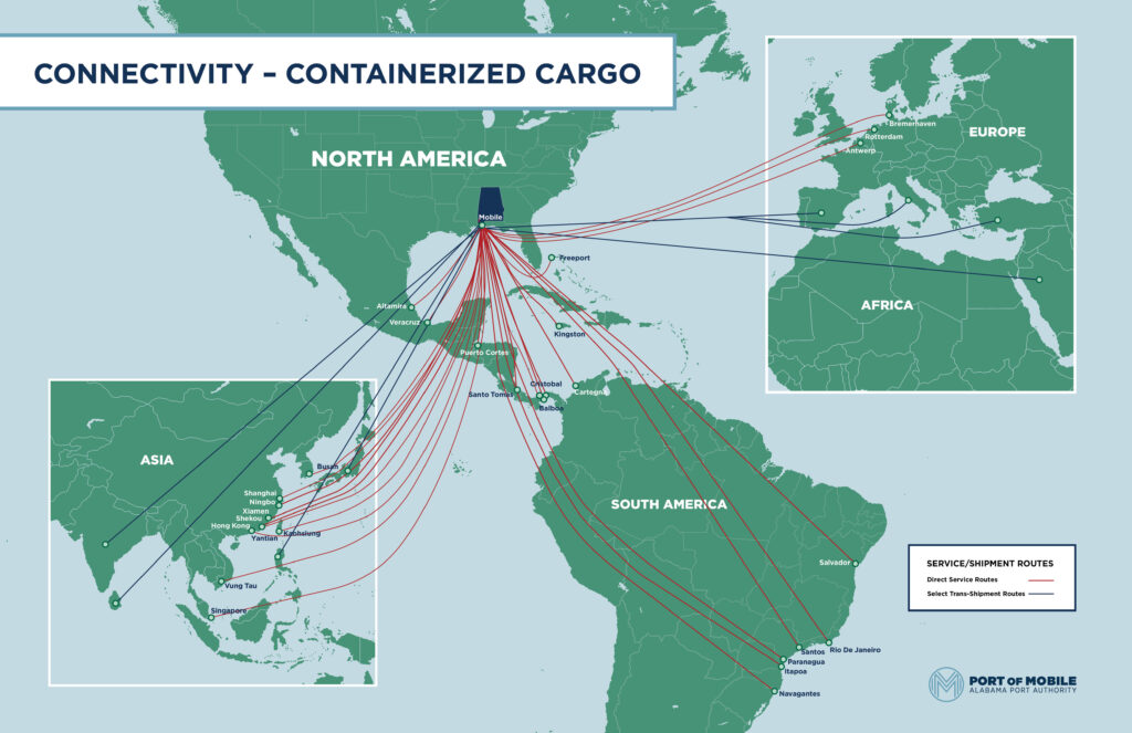 Service Routes - Port of Mobile